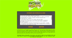 Desktop Screenshot of metisse-salope.com